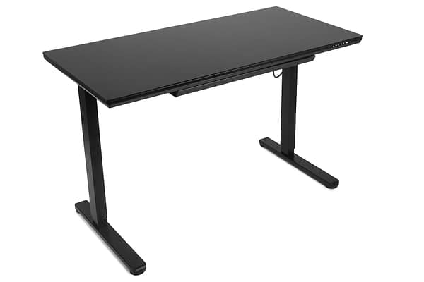 Фото - Стіл з електрорегулюванням висоти Barsky StandUp Black glass (BST-11new)