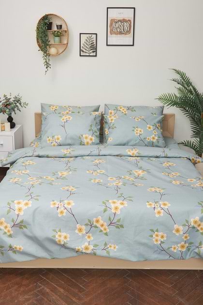 Комплект постельного белья Moon&Star 143х210 Spring Flower Микросатин Premium (MS-820001406)