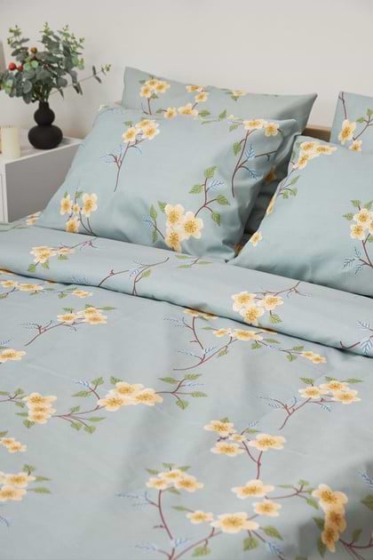 Фото - Комплект постельного белья Moon&Star 143х210 Spring Flower Микросатин Premium (MS-820001405)