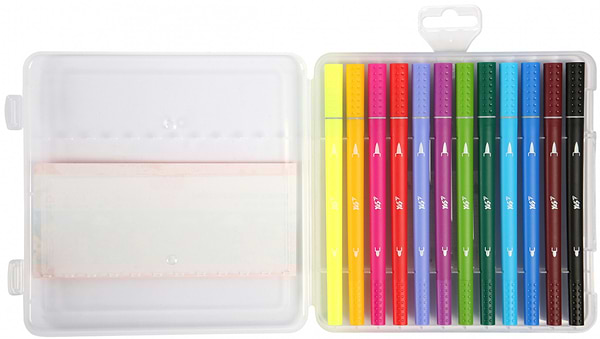 Фото - Фломастеры YES 12 цветов "O`range Line" (650575)