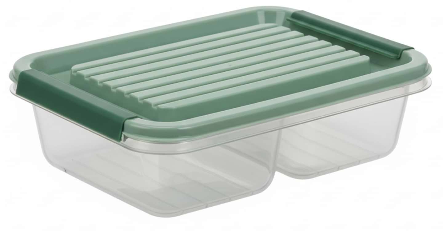 Ємність для зберігання Ardesto Fresh 2х0.25л Green (AR1302G) - Фото 1