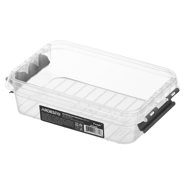 Фото - Ємність для зберігання Ardesto Fresh 0.52л Gray (AR1303R)