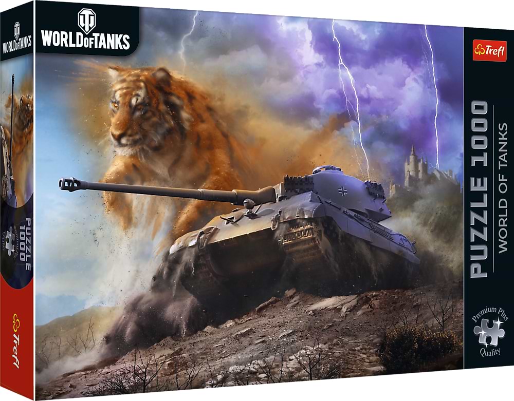 Пазлы (8+) Trefl Premium Plus World of Tanks: Тигр II 1000 эл. (20899)