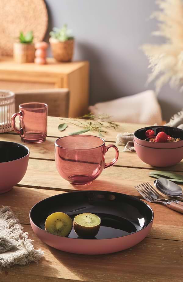 Фото - Блюдо Luminarc VICKY BLACK TERRACOTTA 21 см (Q8580)