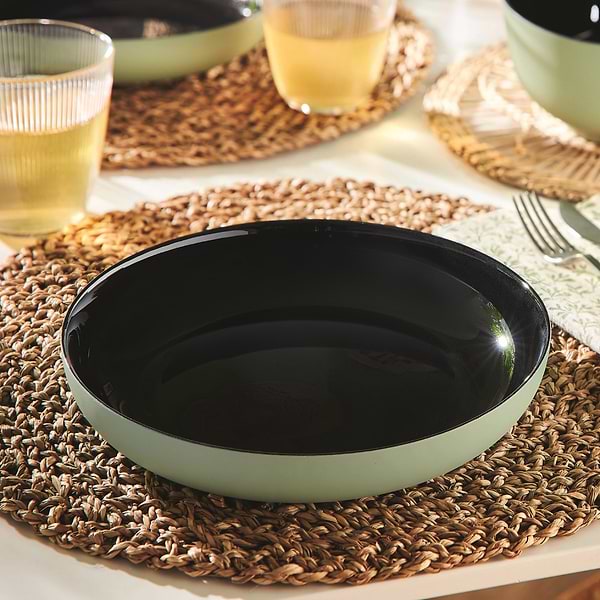 Фото - Блюдо Luminarc VICKY BLACK GREY 21 см (Q8584)