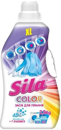 Гель для прання Sila Color 2,5кг (4823107606427)