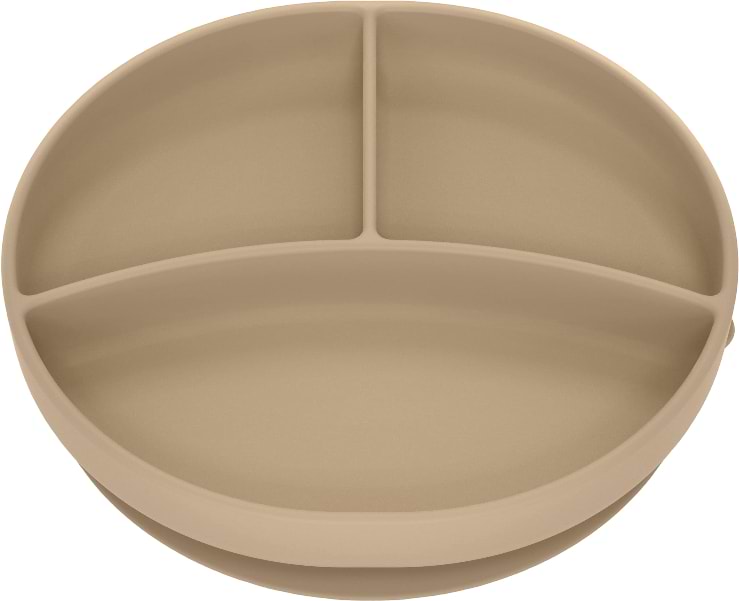 Тарілка для малюка Suavinex на 3 секції +6 міс. Colour Essence бежева (402914)