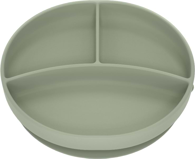 Тарілка для малюка Suavinex на 3 секції +6 міс. Colour Essence зелена (402915)