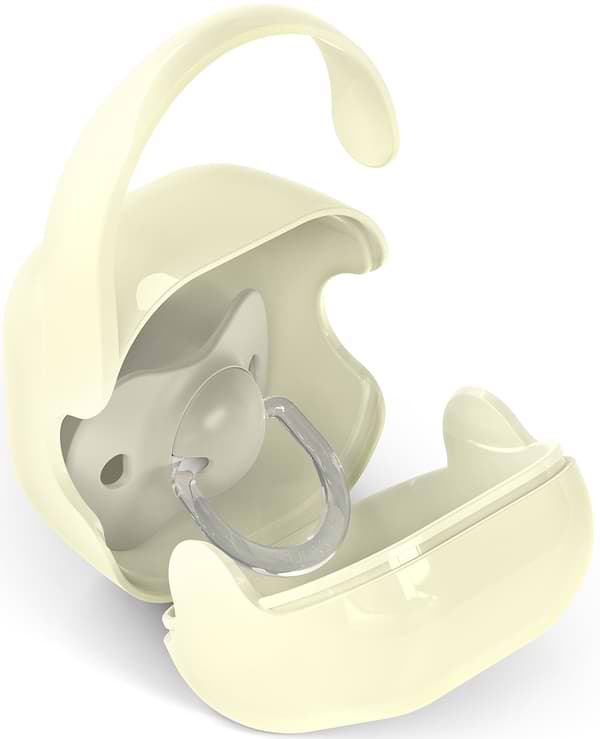 Фото - Контейнер для зберігання пустушок Suavinex Birdies світло-жовтий (309133)