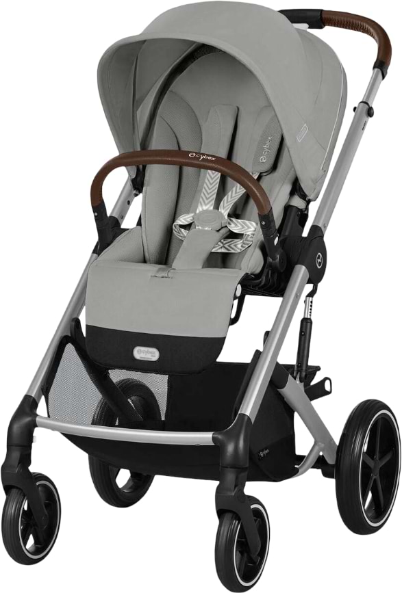 Коляска прогулянкова Cybex Balios S Lux SLV Stone Grey (з бампером)