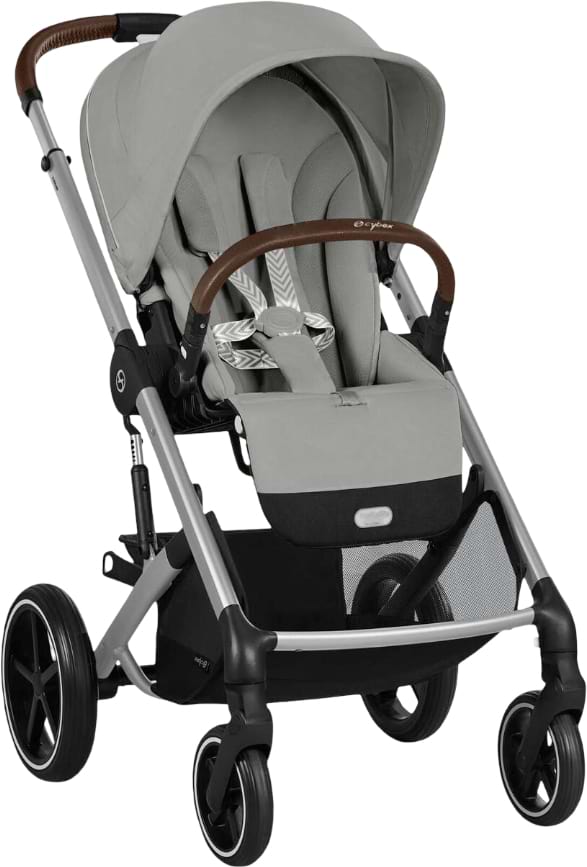 Коляска прогулочная Cybex Коляска Balios S Lux SLV Stone Grey (з бампером)