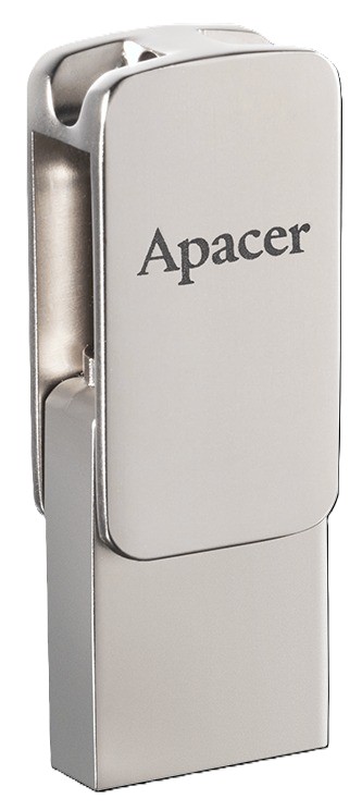 Флеш USB Apacer AH181 128GB Type-C Mobile USB 3.2 Silver (AP128GAH181S-1)