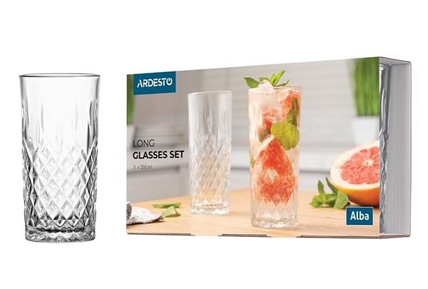 Фото - Набор стаканов Ardesto Alba 356 мл 6 шт. (AR2635ABS)
