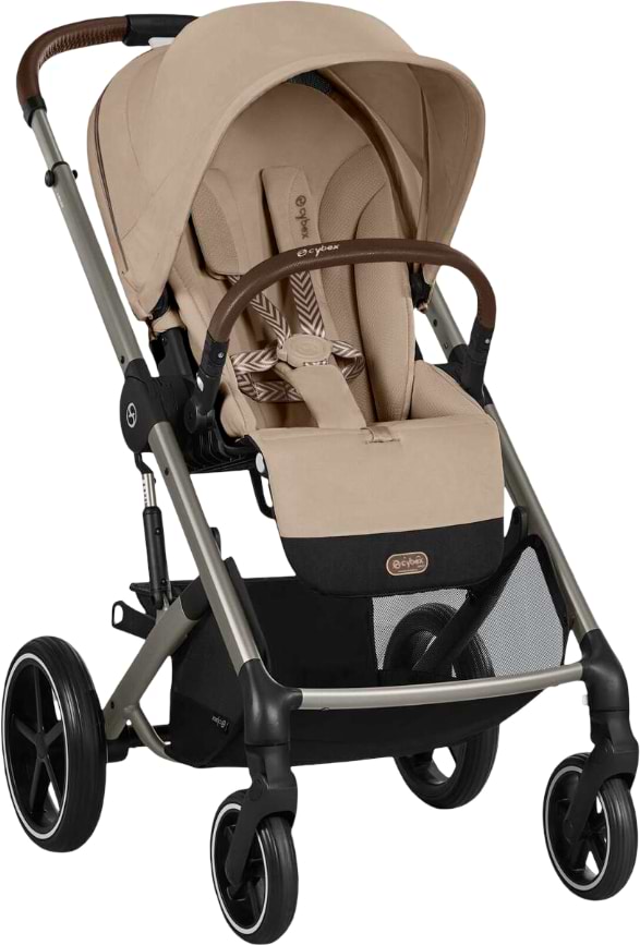 Фото - Коляска прогулочная Cybex Balios S Lux TPE Almond Beige с бампером (524001211)