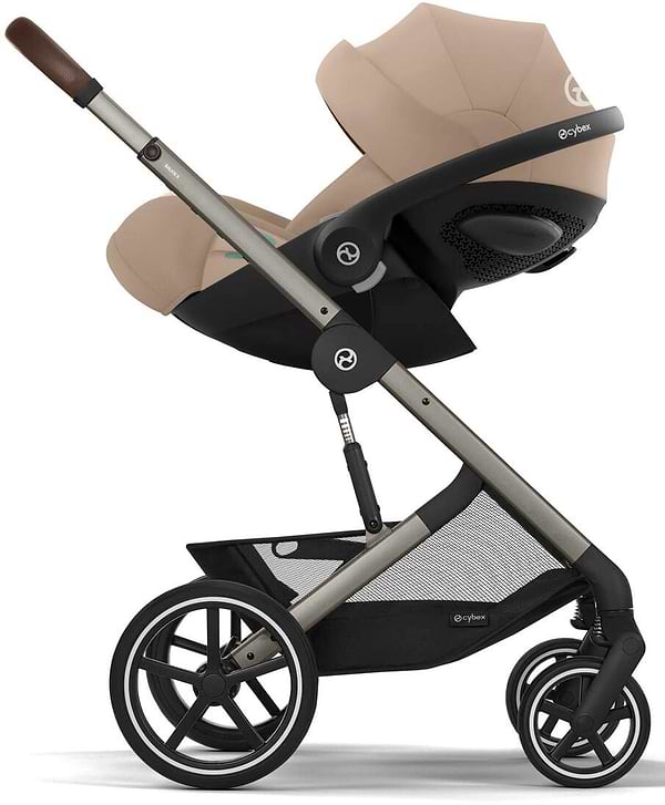Фото - Коляска прогулочная Cybex Balios S Lux TPE Almond Beige с бампером (524001211)