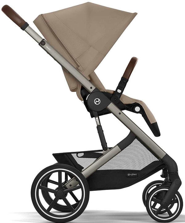 Фото - Коляска прогулочная Cybex Balios S Lux TPE Almond Beige с бампером (524001211)