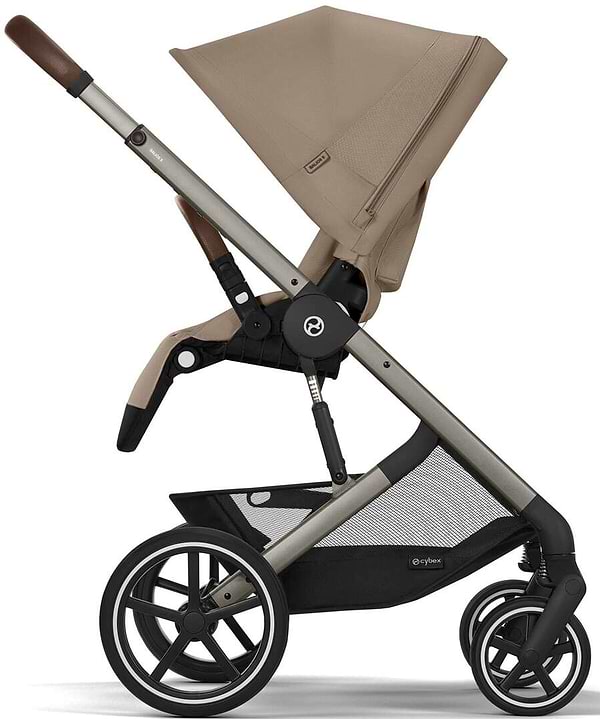 Фото - Коляска прогулочная Cybex Balios S Lux TPE Almond Beige с бампером (524001211)