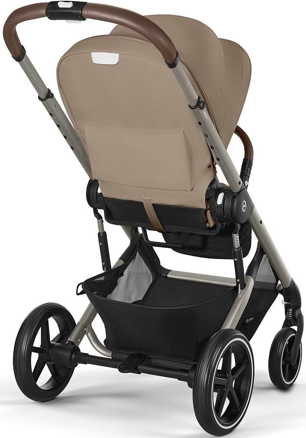 Фото - Коляска прогулочная Cybex Balios S Lux TPE Almond Beige с бампером (524001211)