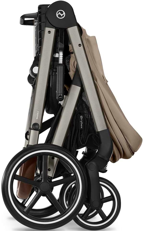 Фото - Коляска прогулочная Cybex Balios S Lux TPE Almond Beige с бампером (524001211)