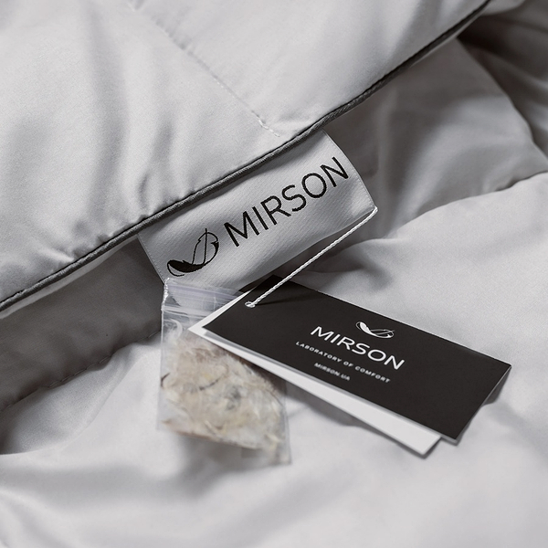 Фото - Подушка стандартна MirSon №208 Silver Cloud 50x70 см (2200009349010)