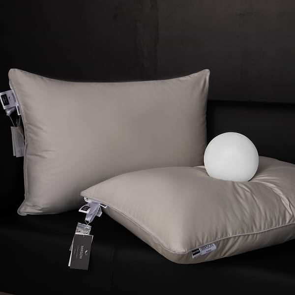 Фото - Подушка стандартна MirSon №208 Silver Cloud 50x70 см (2200009349010)