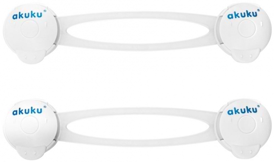 Замок для меблів багатофункціональний Akuku Замок для шафок білий, 16см