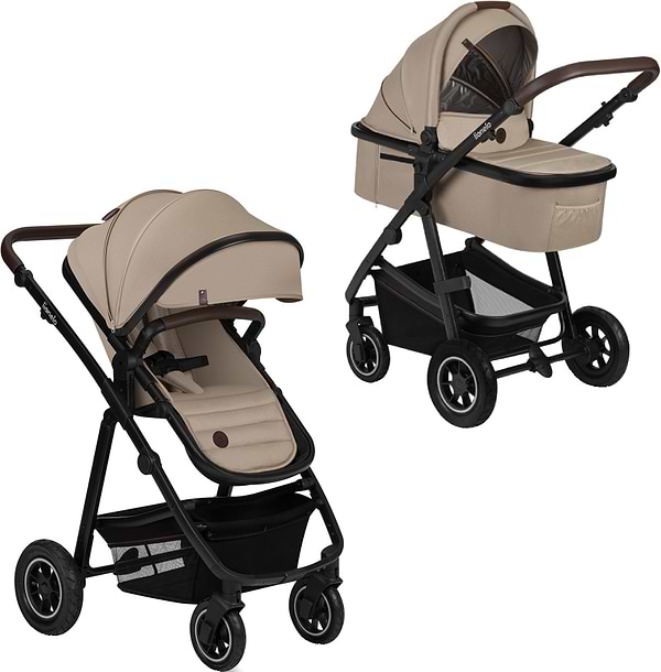 Фото - Коляска універсальна 2 в 1 Lionelo Amber Beige Sand