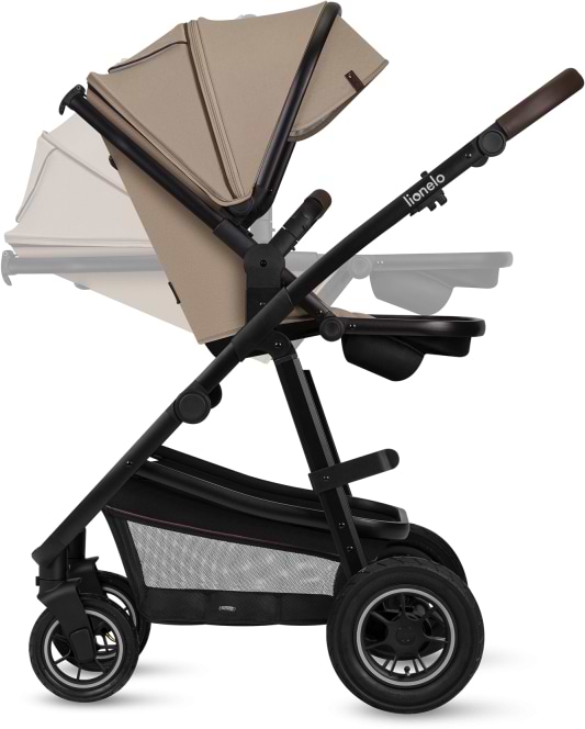 Фото - Коляска універсальна 2 в 1 Lionelo Amber Beige Sand