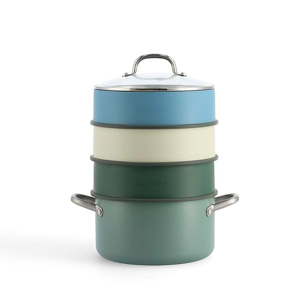 Фото - Емкость для приготовления на пару GreenPan Steam 24 см зеленый (CC006629-001)