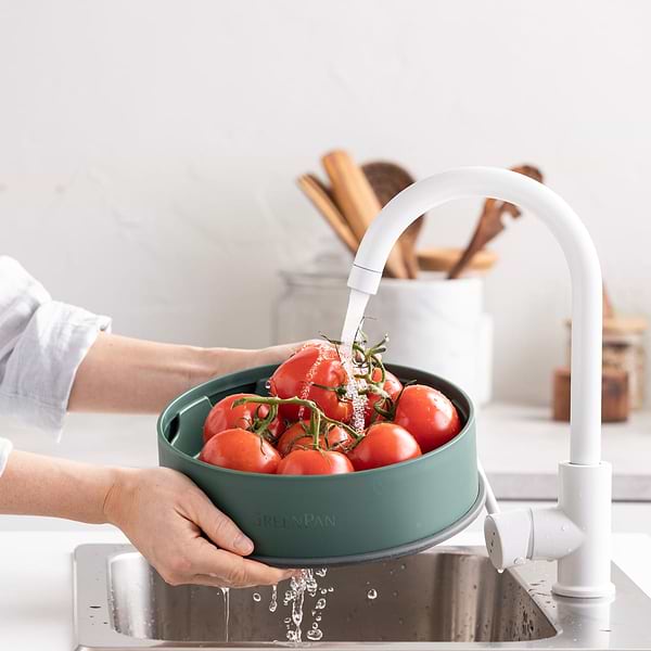 Фото - Емкость для приготовления на пару GreenPan Steam 24 см зеленый (CC006629-001)