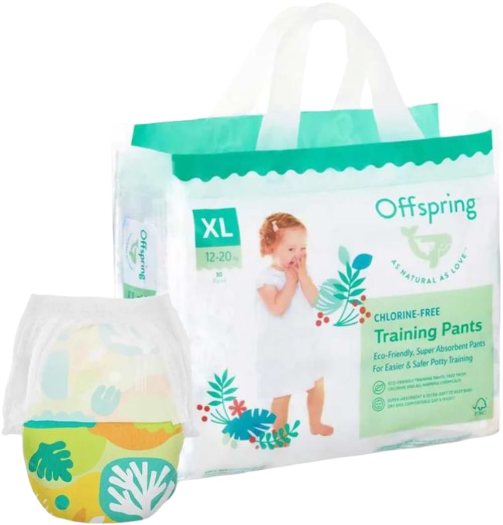 Одноразові підгузки-трусики Offspring XL 12-20 кг 30 шт. Ліс (DP-OI-FAP-XL30P-FRT)