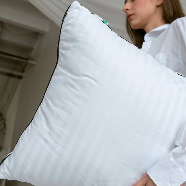 Фото - Подушка стандартная MirSon 1170 Royal Pearl Hand Made EcoSilk 40х60 см (2200001514980)