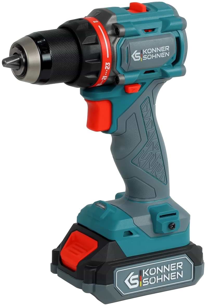 Дриль-шуруповерт Konner&Sohnen KS ID20V-60 KIT 74 18В (KSID20V-60KIT74)