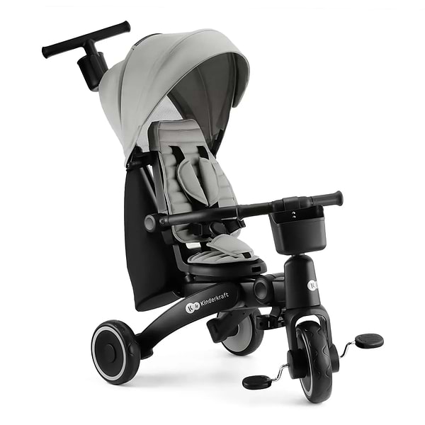 Фото - Триколісний велосипед Kinderkraft Jazz 2 Grey (KRJAZZ02GRY0000)