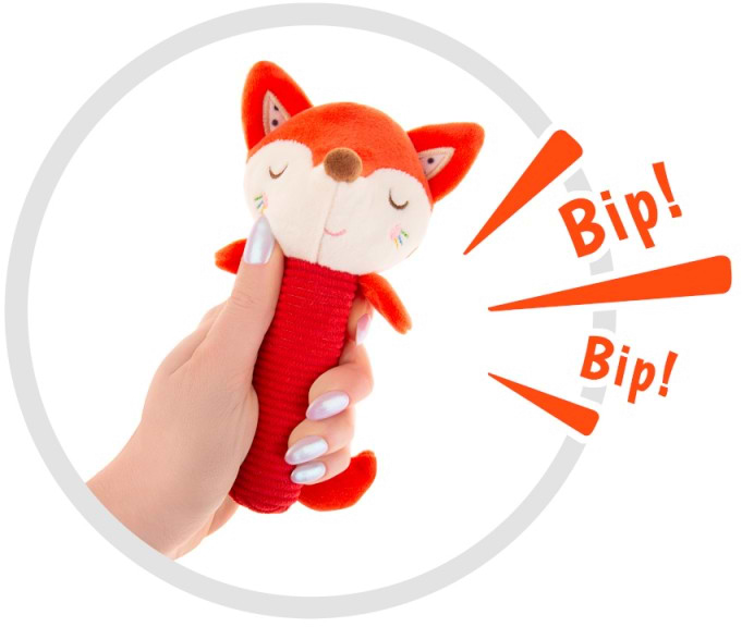 Фото - Погремушка Akuku Лисичка (A0643)