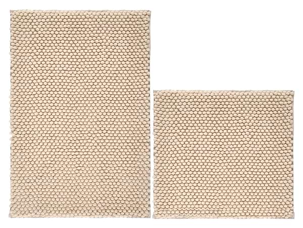 Фото - Набір килимів DarianA АНАНАС 50х50+50х80 Айворі (1000010317)