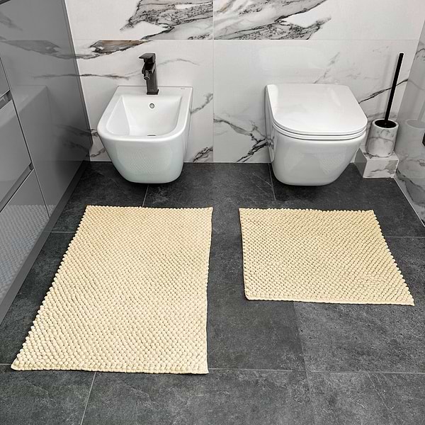 Фото - Набір килимів DarianA АНАНАС 50х50+50х80 Айворі (1000010317)