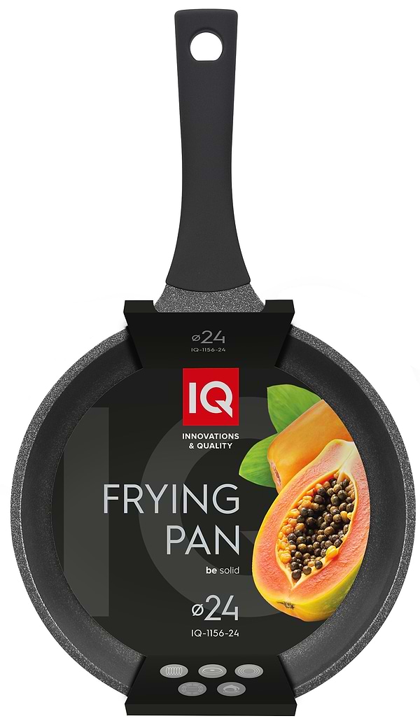 Фото - Сковорода универсальная IQ Be Solid 24 см (IQ-1156-24)