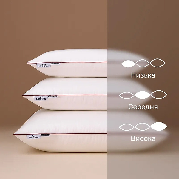 Фото - Подушка стандартна MirSon DeLuxe Thinsulate 102 60x60 см (2200000008909)