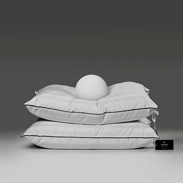 Фото - Подушка стандартна MirSon Hand Made Royal Pearl Thinsulate 915 40x60 см (2200000555991)