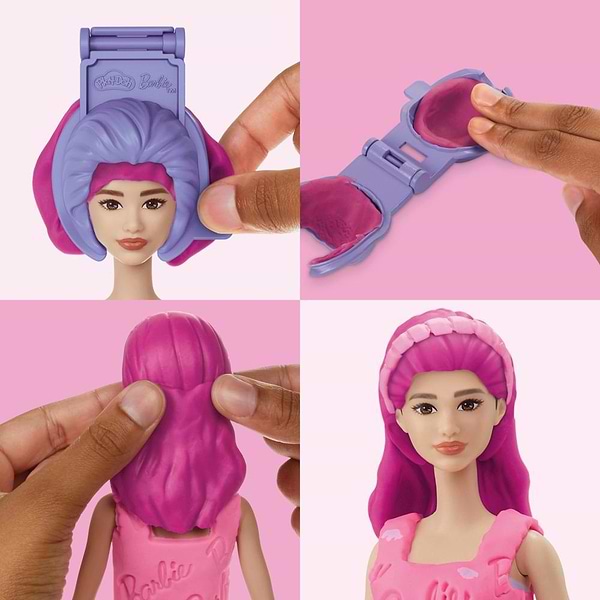 Фото - Наборы для лепки Hasbro Play-Doh Barbie Сердца и волосы (G1357)