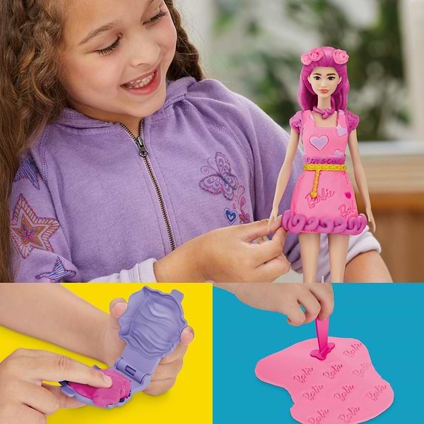 Фото - Наборы для лепки Hasbro Play-Doh Barbie Сердца и волосы (G1357)