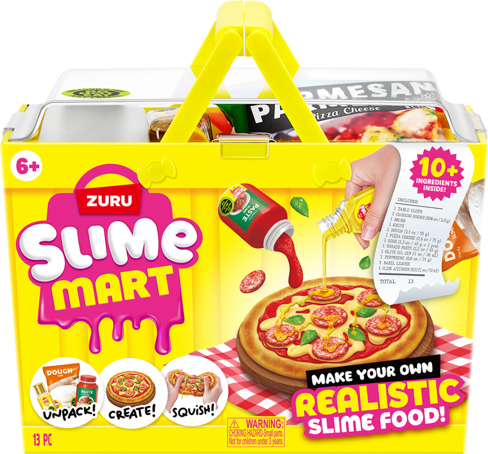 Фабрика слаймов Slime mart серии Shopping Basket – ПИЦЦА (15905B) - Фото 1