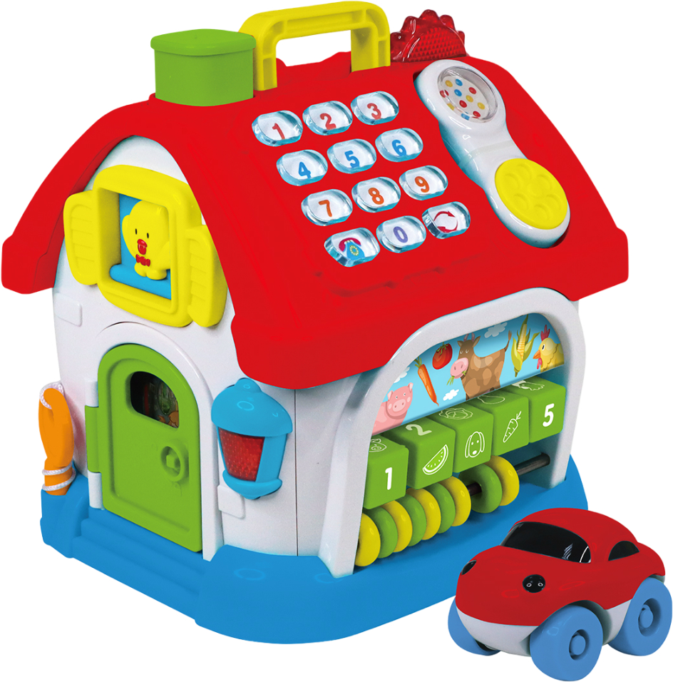 Интерактивный центр Kiddi Smart SMART-ДОМИК (украинский, свет) (1903-UK)