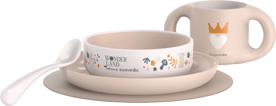 Набір дитячий Suavinex +6 міс. Wonderland світло-рожевий (308808)