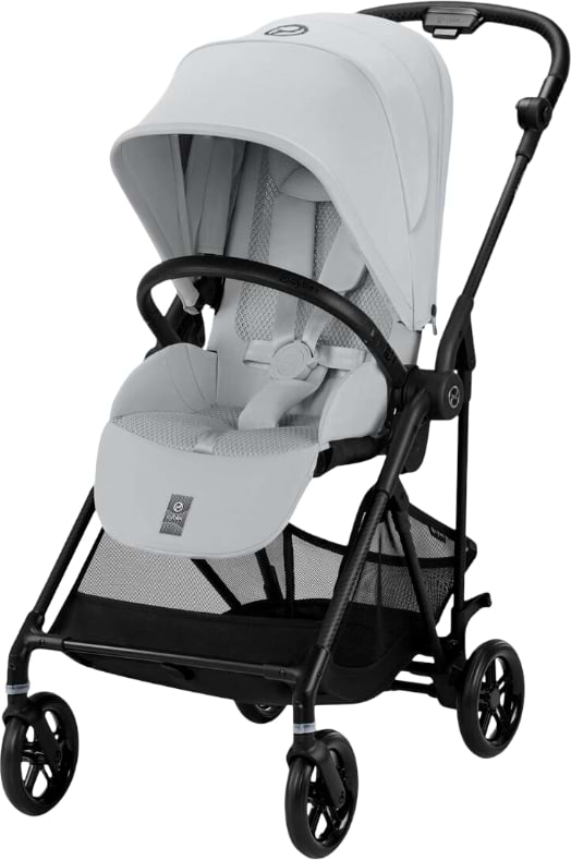Коляска прогулянкова Cybex Melio Carbon Fog Grey (з бампером)