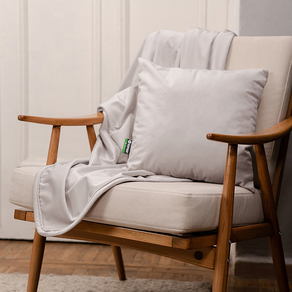 Фото - Плед двоспальний Sonex Aspen 220х240 сіре (SO102546)