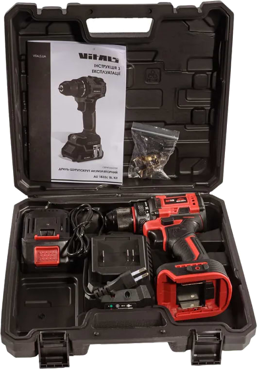 Фото - Дрель-шуруповерт VITALS Master AU 1832c BL Kit