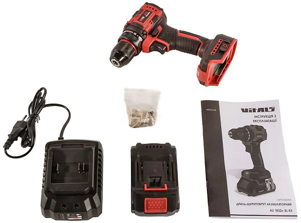 Фото - Дрель-шуруповерт VITALS Master AU 1832c BL Kit