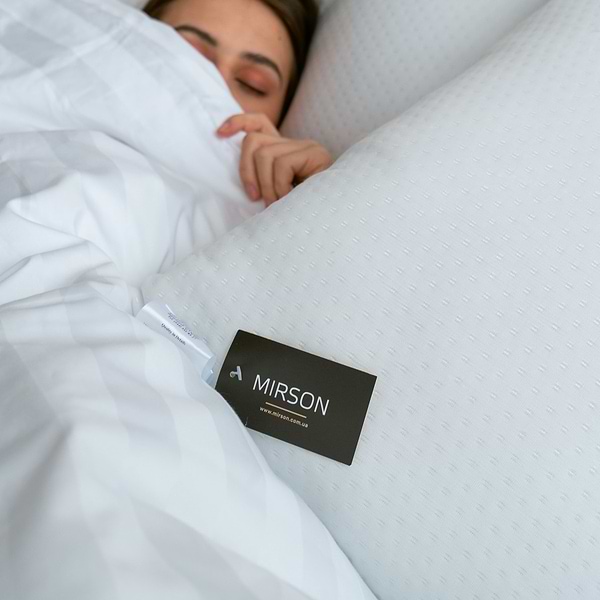 Фото - Подушка стандартна MirSon бавовняна №886 Julia Hand made Пружна 50х70 см (2200003226973)